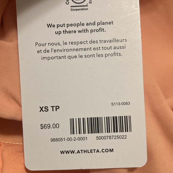 ATHLETA CONSCIOUS CUT OUT CROP D-DD - Picture 6 of 16